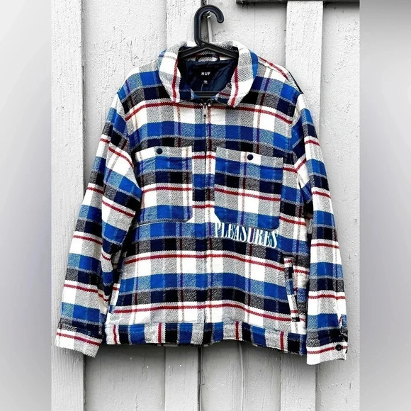 HUF Other - HUF x Pleasures — Blackwatch Work Jacket